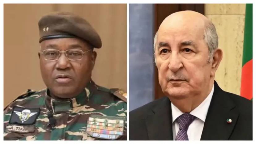 El presidente de la República, el señor Abdelmadjid Tebboune, mantiene una conversación telefónica con el presidente de la República de Níger