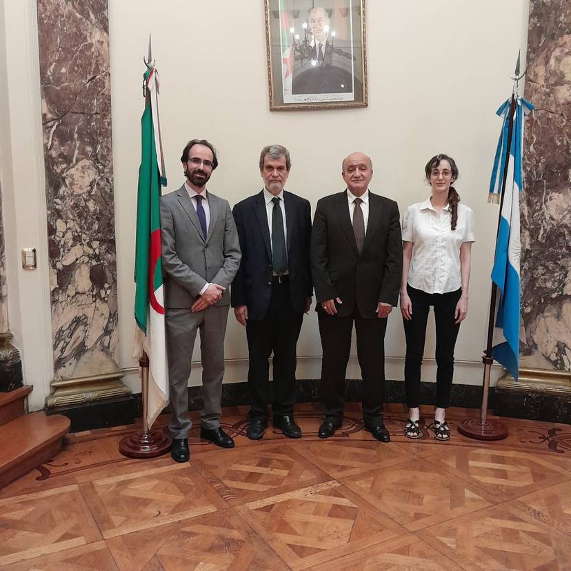 Audiencia otorgada por el Embajador de Argelia al Presidente de la Cámara de Exportadores Argentinos